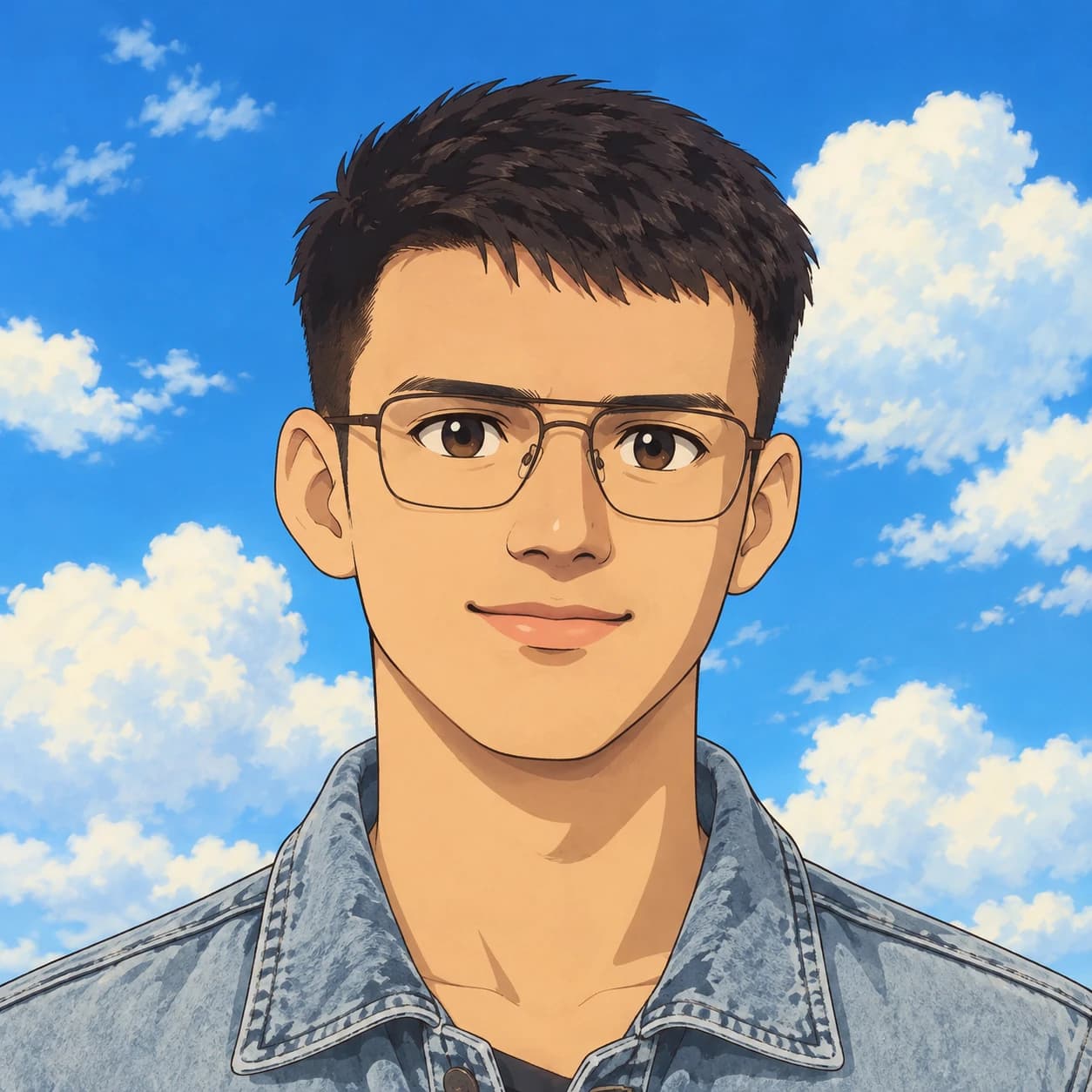 Illustrated portrait of Naveen Bisht